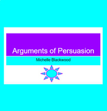 Arguments of Persuasion: Mini-lesson