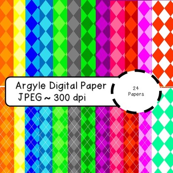 Preview of Argyle Digital Paper