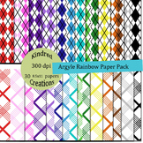Argyle Rainbow Paper Pack