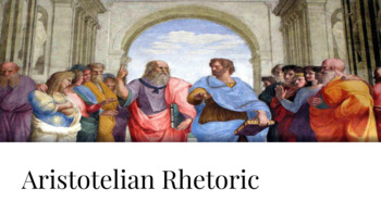 Preview of Aristotelian Rhetoric Lecture Slides - Great for Distance Learning