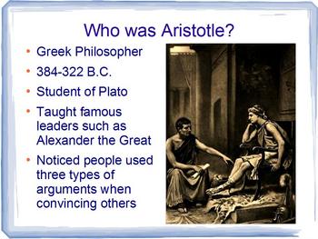 Aristotle Persuasive / Rhetorical Appeals - Logos Ethos Pathos | TpT