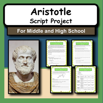 Preview of Aristotle Research Activity and Script Writing Project for Middle/High History