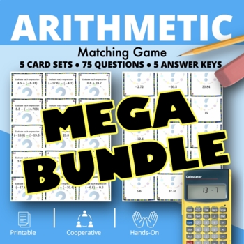 Preview of Arithmetic BUNDLE: Matching Games