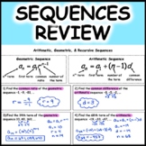 Arithmetic, Geometric, and Recursive Sequences Review in A