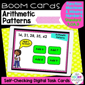 Preview of Arithmetic Patterns BOOM™ Cards 3.OA.9