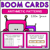 Arithmetic Patterns Boom Cards