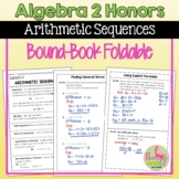 Arithmetic Sequences Foldable (Unit 9)