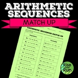 Arithmetic Sequences Match Up, Formulas