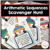 Arithmetic Sequences Scavenger Hunt