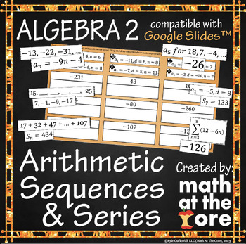 Preview of Arithmetic Sequences & Series for Google Slides™