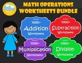 Basic Operations Worksheets, Add Subtract Multiply Divide 