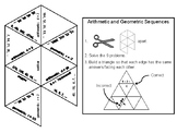 Arithmetic and Geometric Sequences Game: Math Tarsia Puzzle