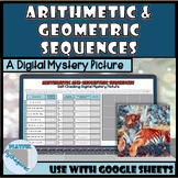 Arithmetic and Geometric Sequences Self-Checking Digital Activity