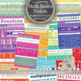 Math Posters: 10 Modern Posters plus 10 Handouts with an Activity