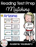 Arizona 3rd Grade Reading Matching Test Prep Game