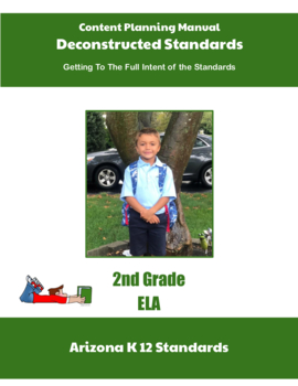 Preview of Arizona Deconstructed Standards Content Planning Manual 2nd Grade ELA
