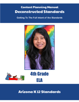 Preview of Arizona Deconstructed Standards Content Planning Manual 4th Grade ELA