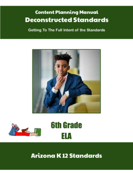 Preview of Arizona Deconstructed Standards Content Planning Manual 6th Grade ELA