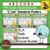 Arizona Fifth Grade Standards Posters BUNDLE