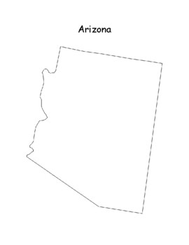 Arizona Geography by Ginger Wall | TPT