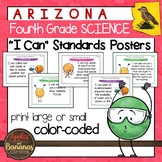 Arizona "I Can" Fourth Grade Science Standards Posters