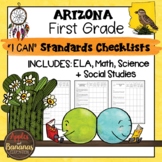Arizona I Can Standards Checklists First Grade