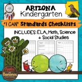 Arizona I Can Standards Checklists Kindergarten