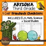 Arizona I Can Standards Checklists Third Grade