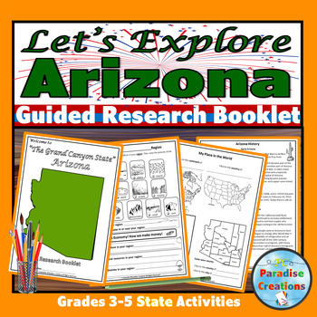 Preview of Arizona State History Research Project Booklet