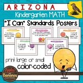 Arizona Kindergarten MATH "I Can" Classroom Standards Posters
