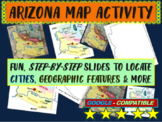 Arizona Map Activity- fun, engaging, follow-along 18-slide PPT