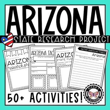 Preview of Arizona State Research Project | 50+ Activities!