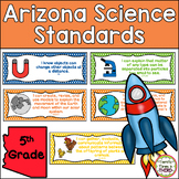 Arizona Science Standards Posters for 5th Grade