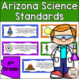 Arizona Science Standards Posters for 6th Grade