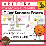 Arizona Social Studies - "I Can" Fourth Grade Standards Posters
