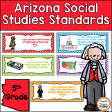 Arizona Social Studies Standards Posters for 5th Grade