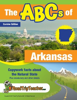 Preview of Cursive Printables: Arkansas