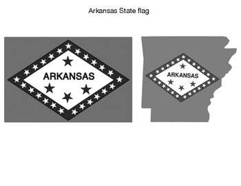 Arkansas State Flag Sticker Decal Bumper AR State Arkansan 2 Pack 5in 