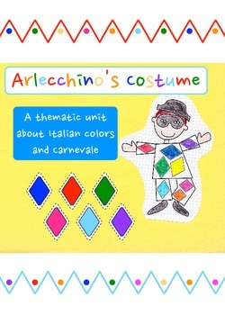 Preview of Arlecchino's Costume - A unit about Italian colors and Carnevale