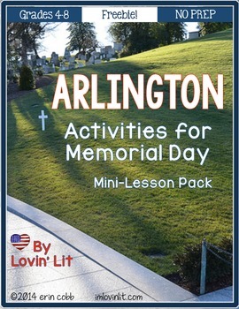 Preview of Memorial Day FREE Unit: Arlington