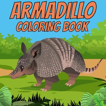 armadillo coloring page