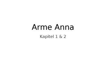 Preview of Arme Anna 3 & 4 Vocabulary Powerpoint