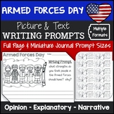 Armed Forces Day Writing Prompts (Opinion, Explanatory, Na