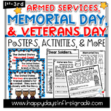 Armed Services, Memorial Day, & Veterans Day Packet (ELA &