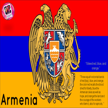 Preview of Armenia-Geographic overview of the country; graphic organizer for notes attached