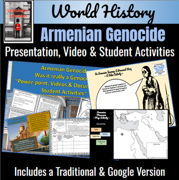 Preview of World War I | Armenian Genocide | Video & Document Based Activity