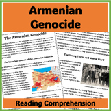 Armenian Genocide Reading Comprehension Lesson with Worksh