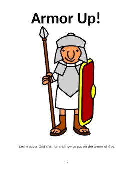 Preview of Armor Up Children's Church Curriculum