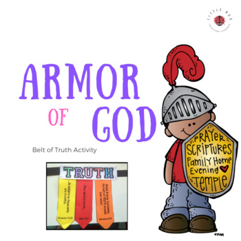 Armor of God - Belt of Truth activity by Little Bug Educational Resources