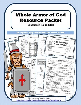 Preview of Armor of God Bible Resource Packet